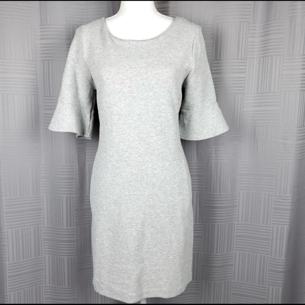 Tahari Grey Pencil Dress